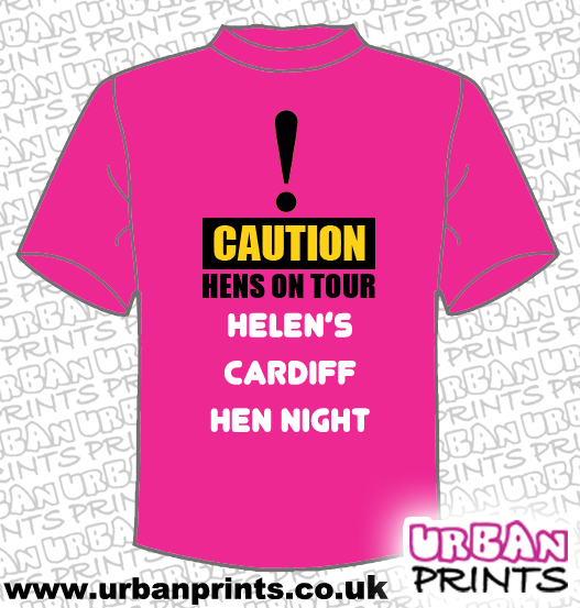 hen do printed t shirts