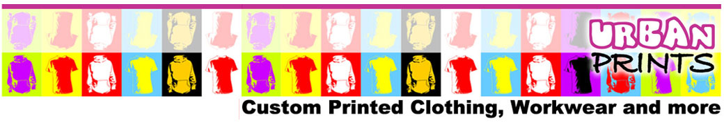 Urban Prints custom T-shirt and Hoody Printing, workwear and more.