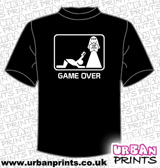 Game over stag t-shirt