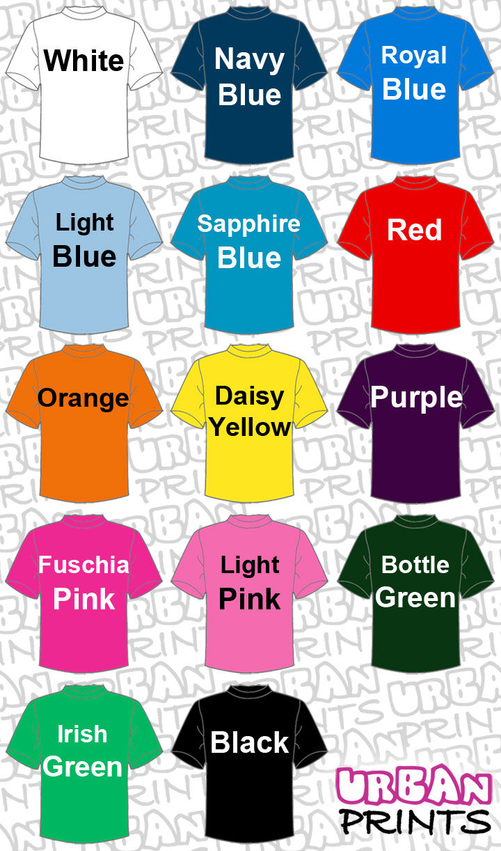 Shirt Colour Chart