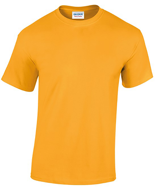 Gold Gildan Heavy Cotton T-Shirt