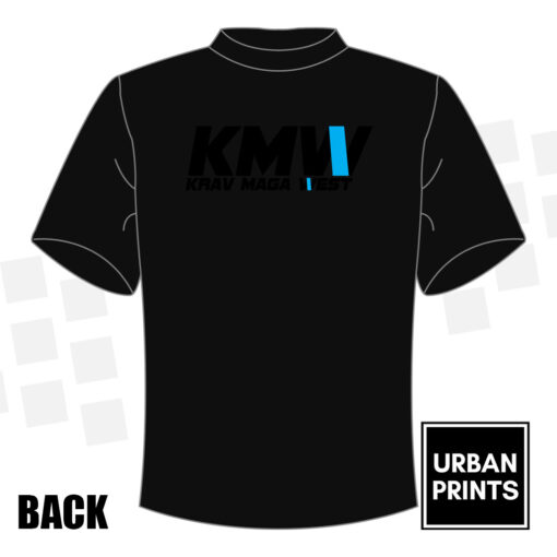 Krav Maga West blue low profile cool fit t-shirt