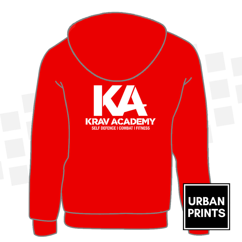 Krav Academy Kids Red Hoodie