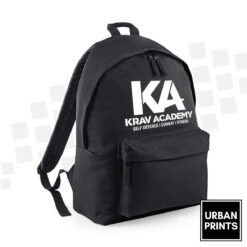 Krav Academy black and white junior backpack