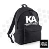 Krav Academy black and white adults backpack