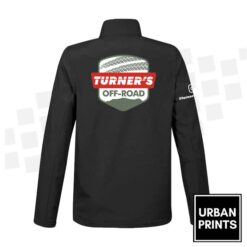 Turners off road black softshell jacket