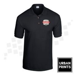 Turners off road black polo shirt