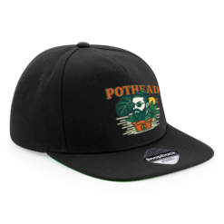 Black Cap with Pothead Design