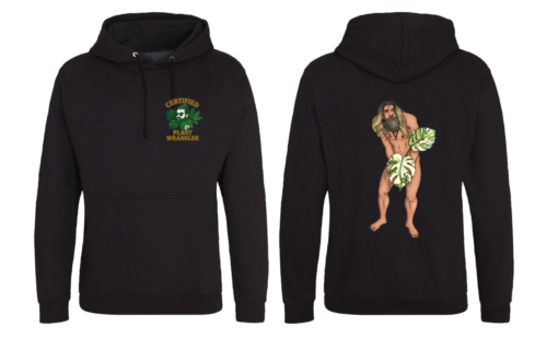 Black Hoodie with CPW design LHB and Jonny on Back Smaller
