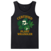 Black Vest with Certified Plant Wrangler Design on Front
