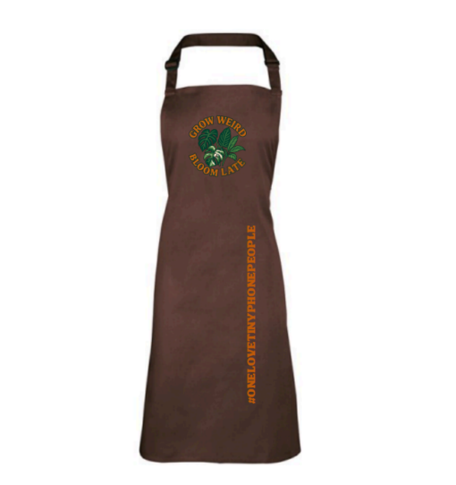 Brown Apron Grow Weird Bloom Late Design