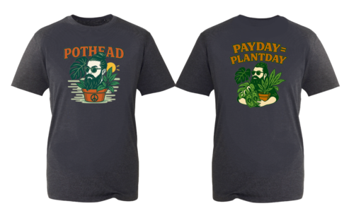 Dark Marl T-Shirt Pothead Payday PlantDay