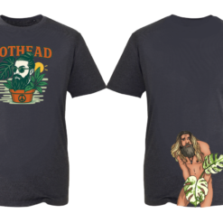 Dark Marl T-Shirt Pothead and CPW Sleeves - Jonny Back