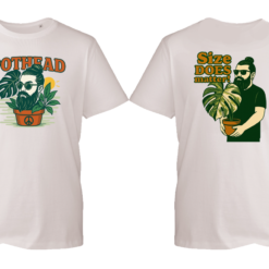 Eco Raw T-Shirt Pothead Size Does Matter