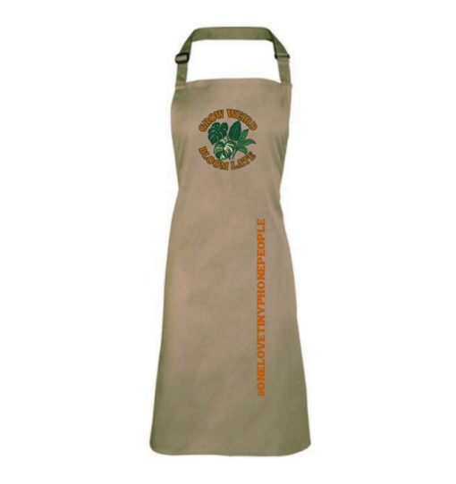 Olive Apron Grow Weird Bloom Late Design
