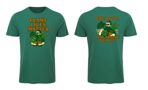 Pine Green T-Shirt Plant Lives Matter One Love