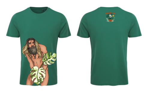 Pine Green T-Shirt Pothead LHB and large Jonny back