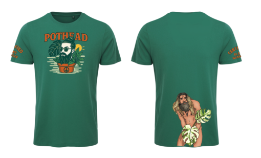 Pine-Green-T-Shirt-Pothead-and-CPW Sleeves - Jonny Back