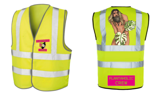 Yellow Hi-Vis with Plantaholic Crew Design